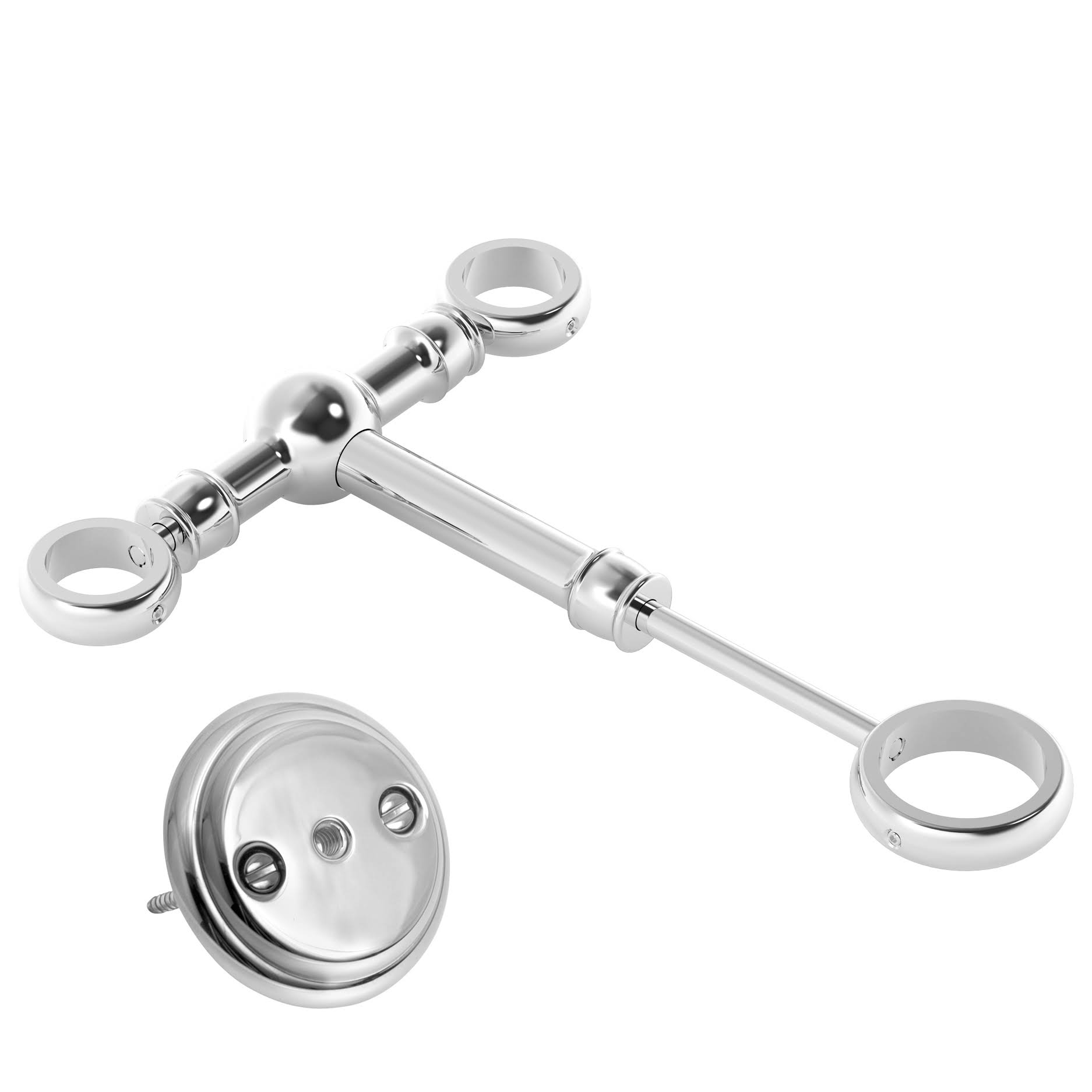 Newport Brass 2-734/56 Chesterfield Flat Black Stabilizer Kit