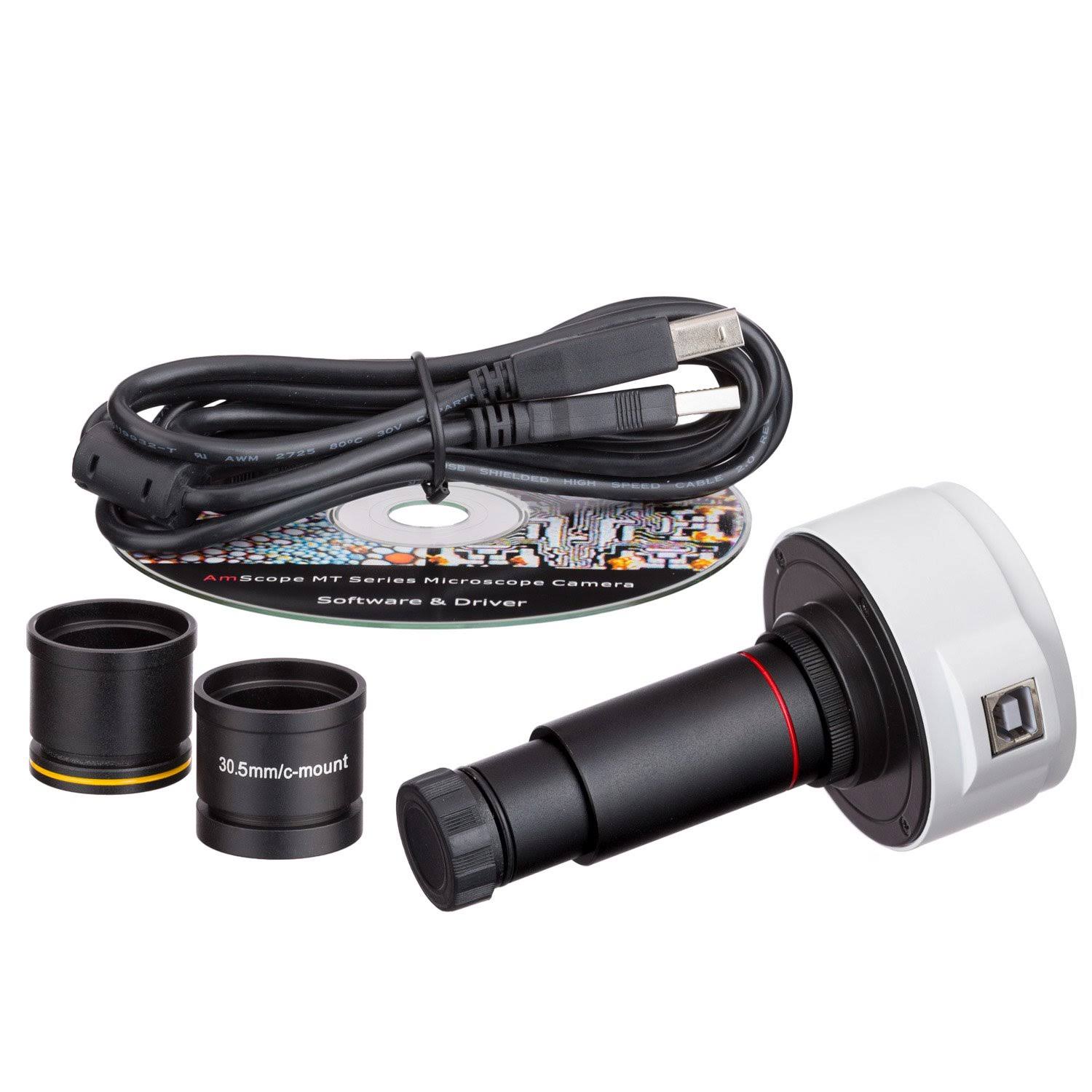 Amscope MC1000 10MP Digital Microscope Camera for Windows u0026 Mac Os