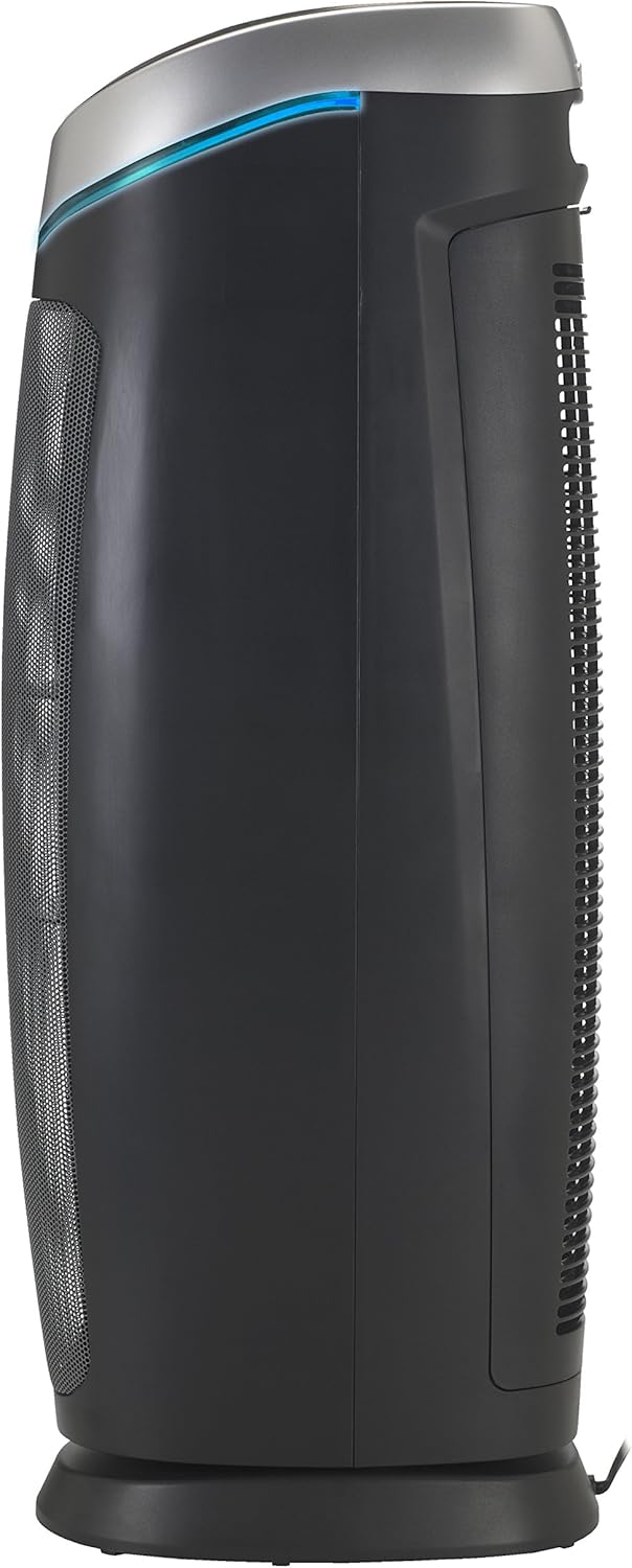 GermGuardian Air Purifier with TRUE HEPA Pet Pure Filter, UV Light Sanitizer, Reduces Germs, Filters Allergies, Pollen, Smoke, Dust, Mold, Odors, Quiet 28 inch, 5-in-1 Purifier for Home, AC5250PT