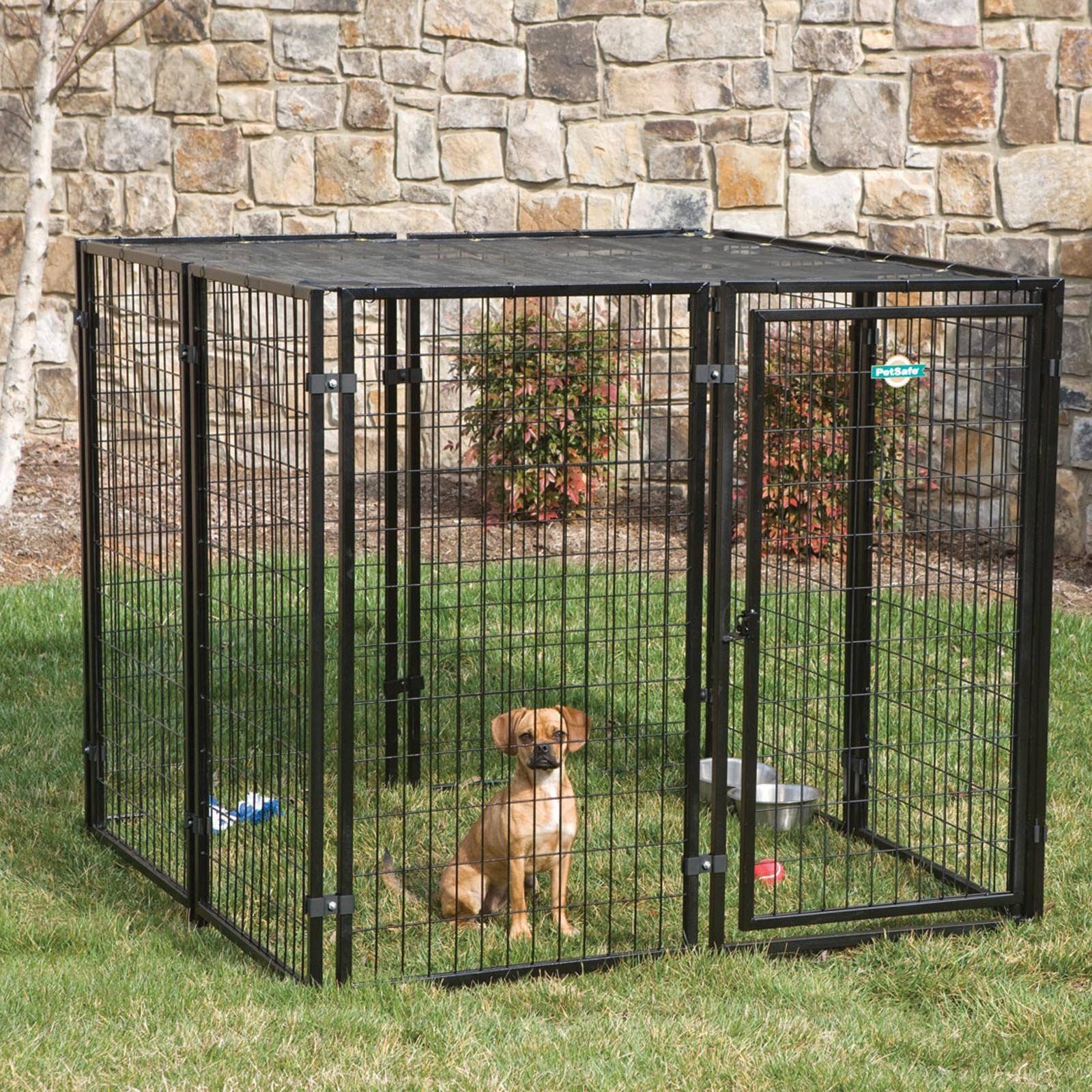 Fence Master PetSafe Cottageview Dog Kennel, Black