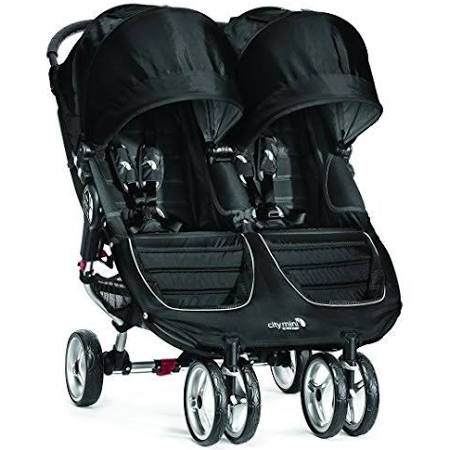 Baby Jogger 2016 City Mini Double Stroller - Black/Gray