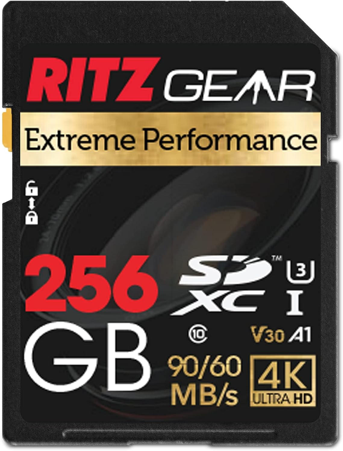Extreme Performance Combo Set of High Speed UHS-I SDXC 128GB SD Card 90/60 MB/S U3 A1 Class-10 V30 Memory + 64GB Memory Card+ Ritz Gear Card Reader Pack of 2