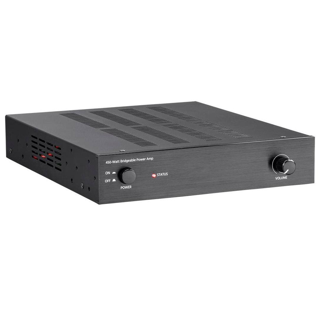 Monoprice 131027 Unity Power Amplifier - Black | 450 Watt, Bridgeable, Class D, Stereo Speaker Output