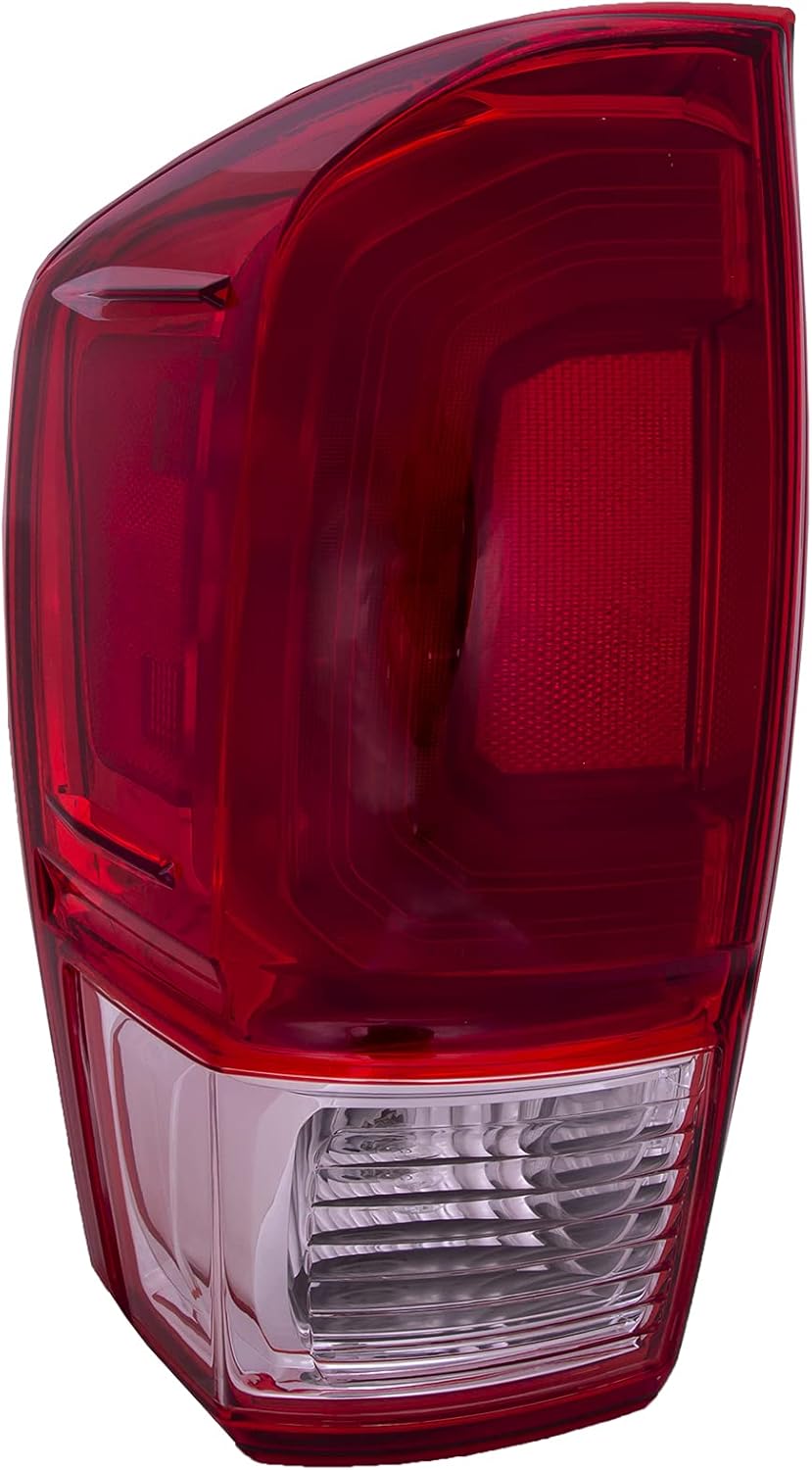 HEADLIGHTSDEPOT Tail Light Left Driver Compatible with 2016-2017 Toyota Tacoma Base SR/SR5/SR+
