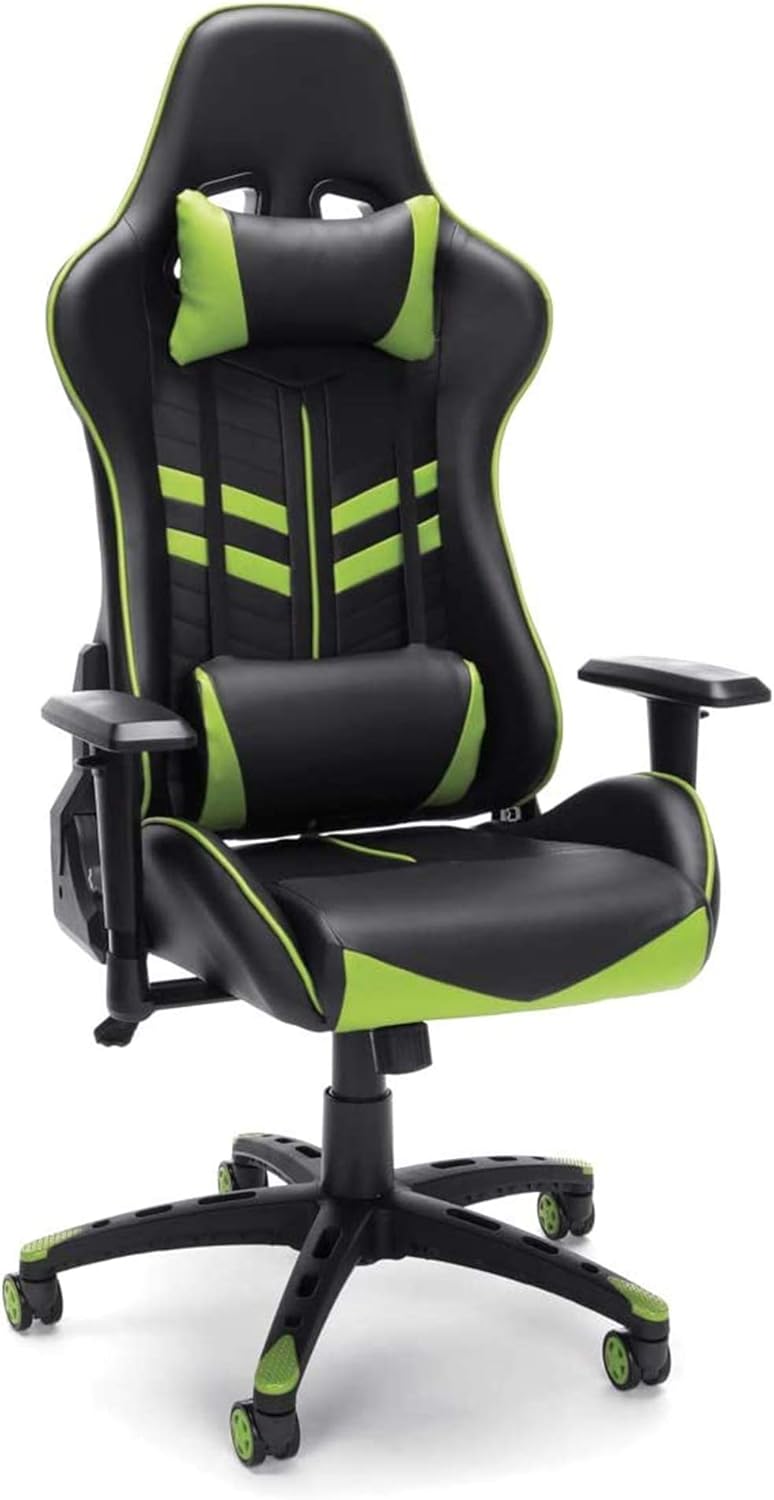 OFM ESS-6065-GRY Racing Style Gaming Chair 44; gray