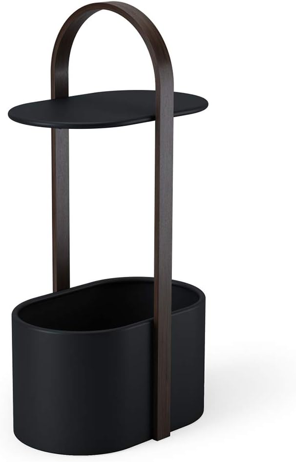 Umbra Bellwood Side Table with Storage and Cable Management, White Pack of 2