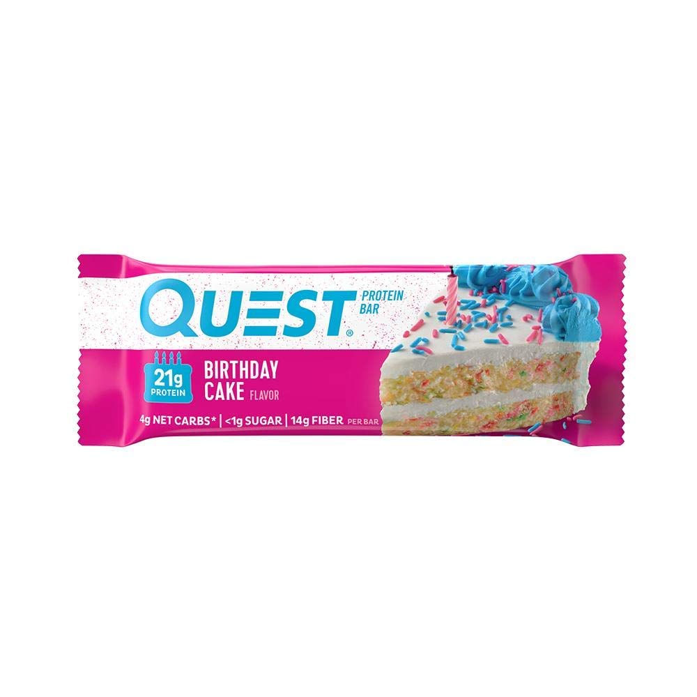 Quest Nutrition Protein Bar Delectable Dessert Variety Pack 1. Low Carb Meal Replacement Bar with Over 20 Gram of Protein. High Fiber, Gluten-Free (12 Count) Pack of 2