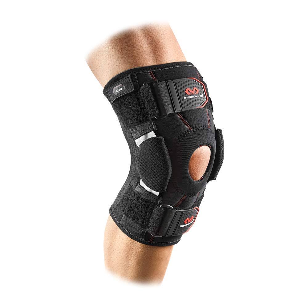 McDavid Dual Disk Hinged Knee Support, Medium, Black