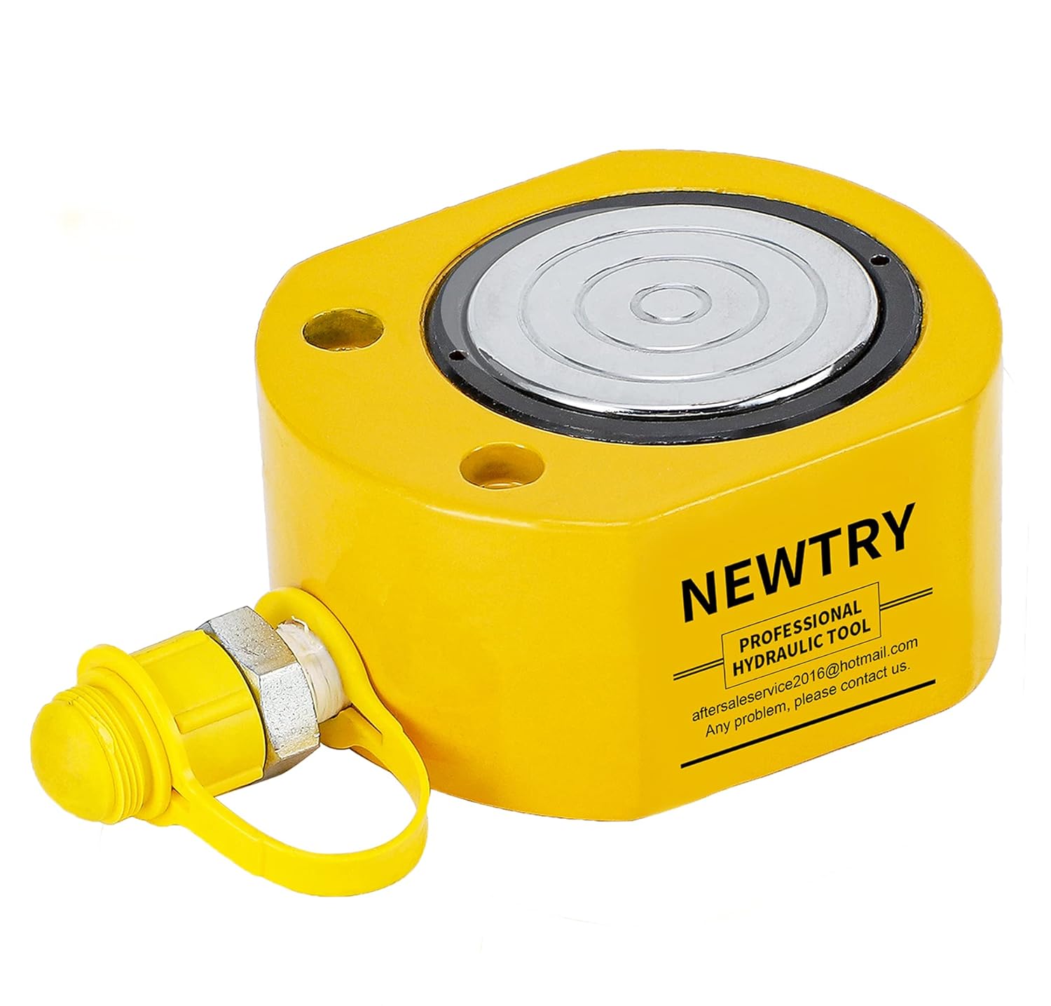 NEWTRY Hydraulic Ram Cylinder 30T Hydraulic Jack Lifting Cylinder Hydraulic Cylinder Jack 0.55&rdquo; Low Profile Hydraulic Porta Power Ram Jack Mini, Portable for Shipbuilding, Bridge, Construction