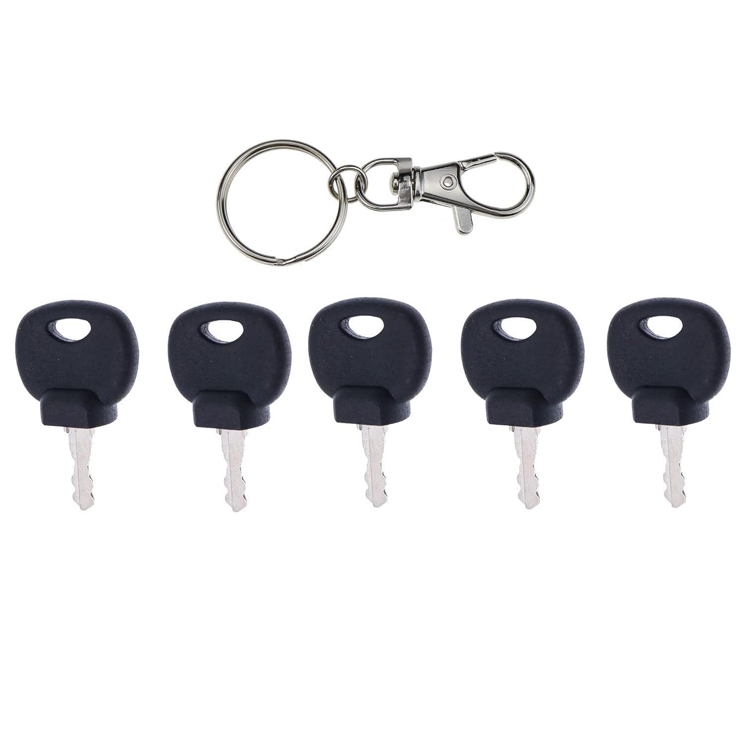 JEENDA Ignition Keys 14707 14607 14603 5755124 8035807 for Bobcat New Holland Industrial JCB Bomag Hamm Roller Compaction Dynapac Terex Vibromax Volvo Ford Moxy 85804675 05755125