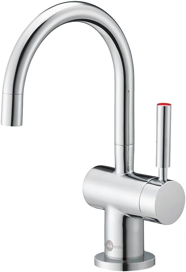 InSinkErator F-H3300MBLK Indulge Modern Hot Water Dispenser Faucet, Matte Black