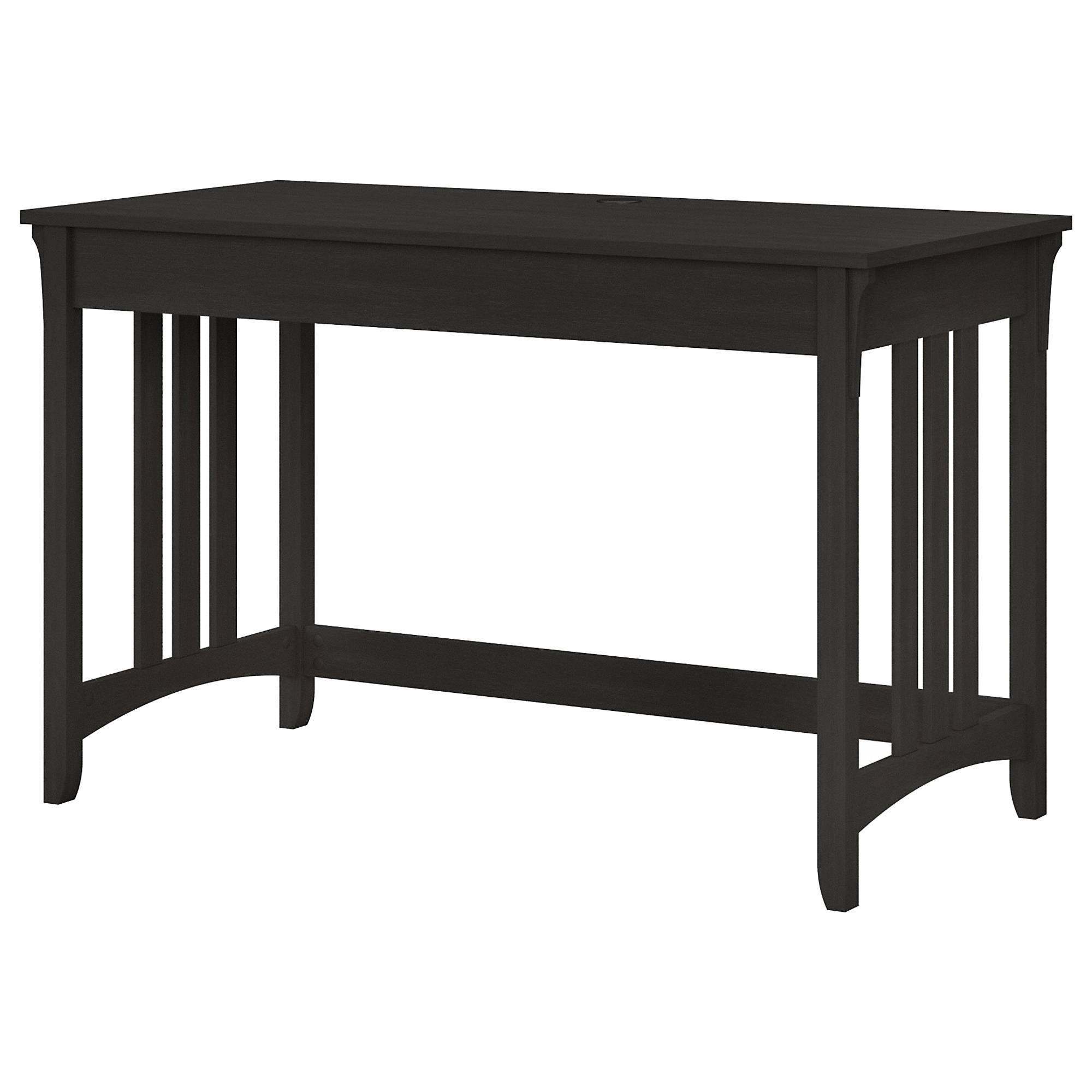 Salinas 48W Writing Desk in Vintage Black - Bush Furniture SAD148VB-03