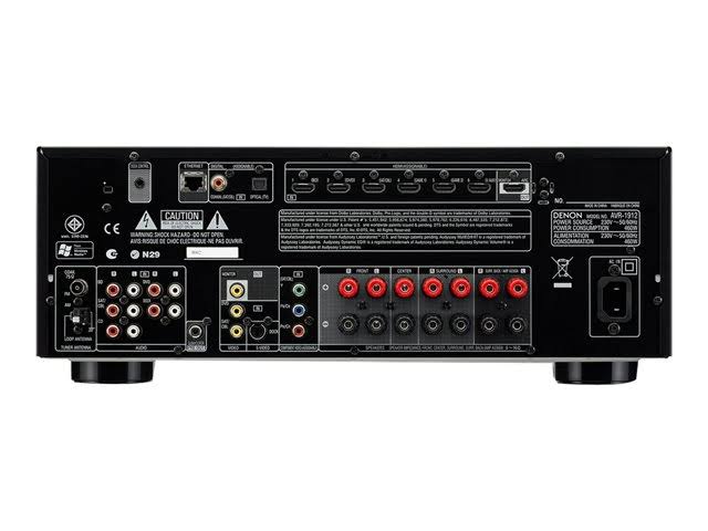 Denon AVR-1912 - AV network receiver - 7.1 channel - black