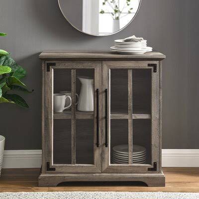 Chesterfield 2 - Door Accent Cabinet Laurel Foundry Modern Farmhouse Color: Gray Wash