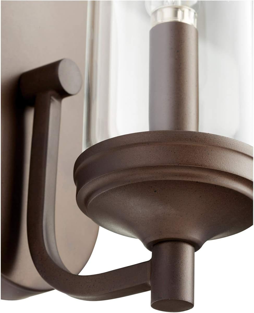 Quorum International Collins 1-LT Wall Mount - Oiled Bronze - 5044-1-86 Pack of 2