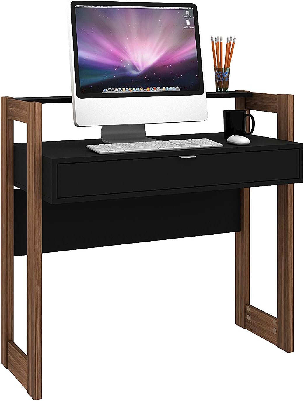 OneSpace Rockport Computer Desk, Black