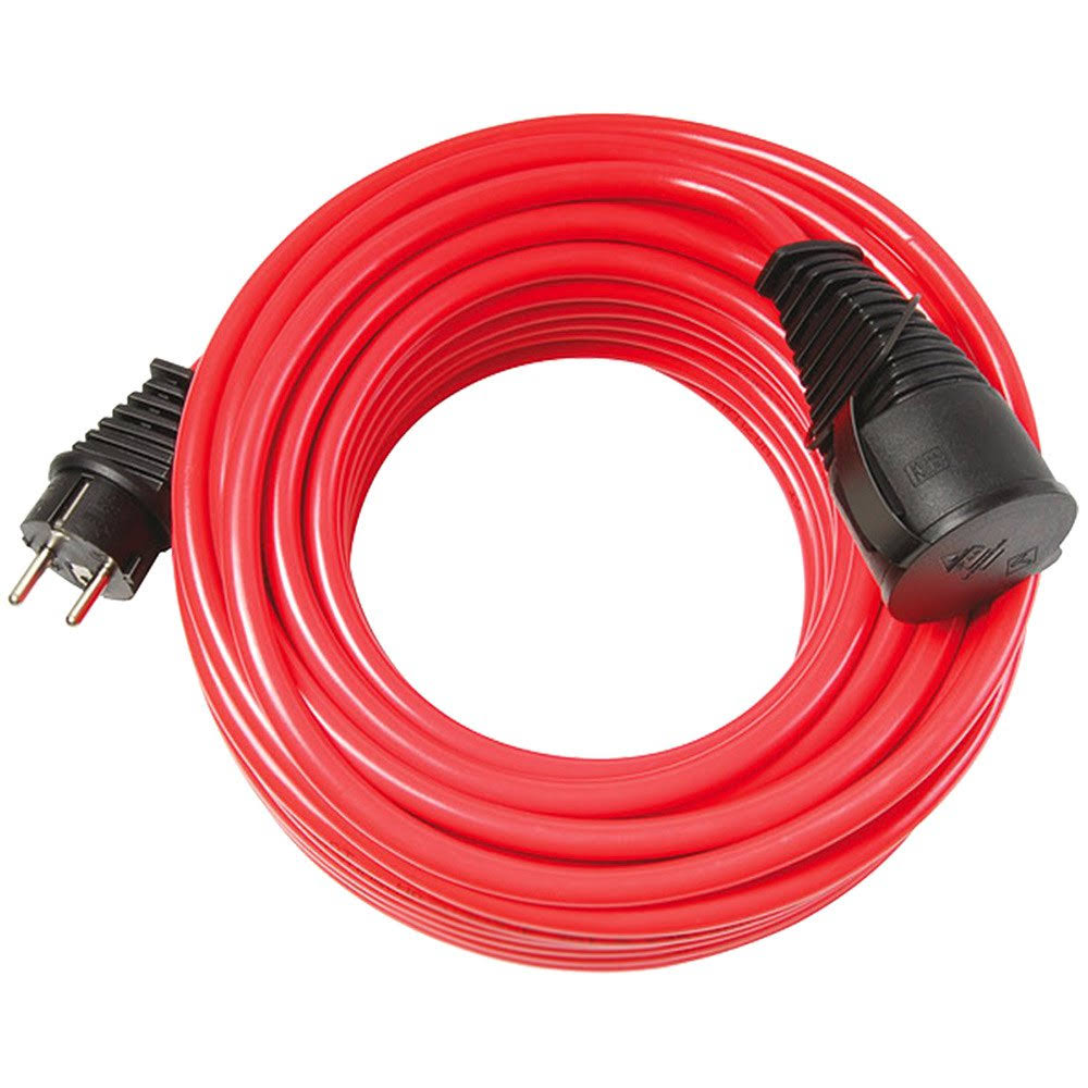 Brennenstuhl 1161760 1AC outlet(s) 20m Black,Red Power Extension