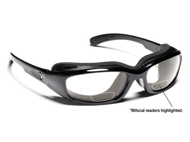 7eye Churada Reader Glossy Black SharpView Clear +2.50