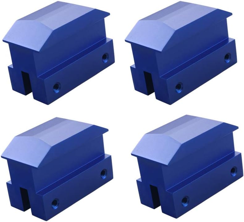 Dewhel Lift pads Jack Pad Billet Anodized Blue Aluminum Floor Jack bolt on Jack Points For 6th gen Camaro 16-18,except convertable Pack of 2