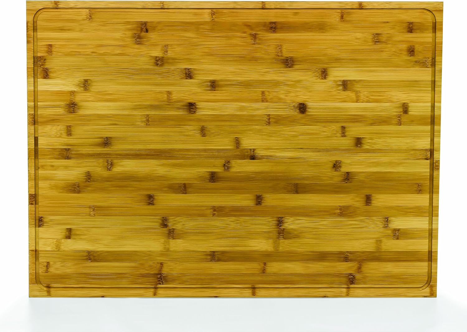 Camco 43548 Bamboo Stove Top Work Surface with Adjustable Legs & Built In Juice Groove | Covers Stove Top To Create Additional Kitchen Workspace - 4 Burner , Brown