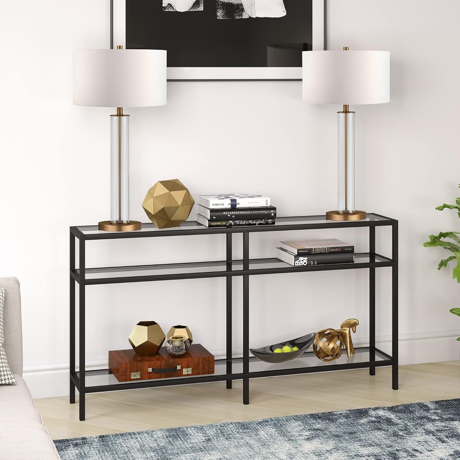Henn&Hart Modern Console Table, 55