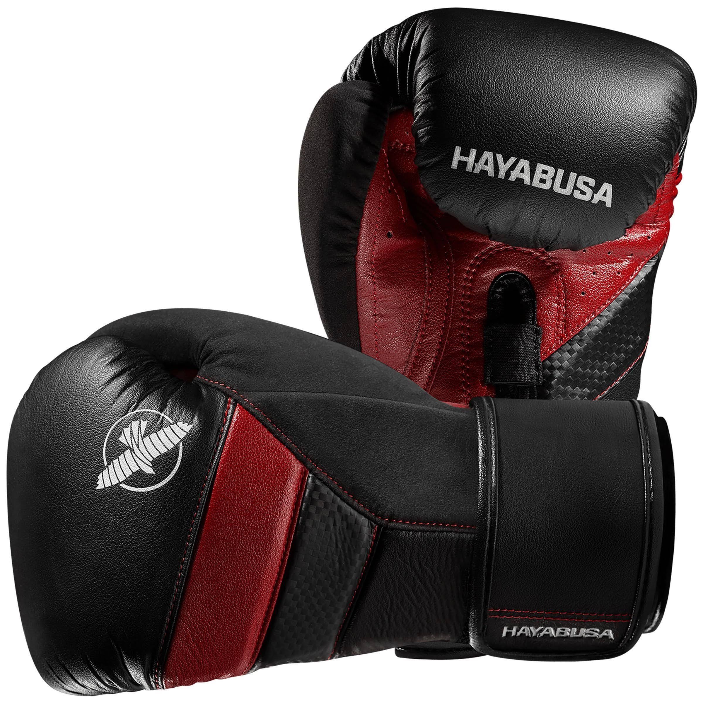Hayabusa T3 Boxing Gloves - Black/Red - 14 oz