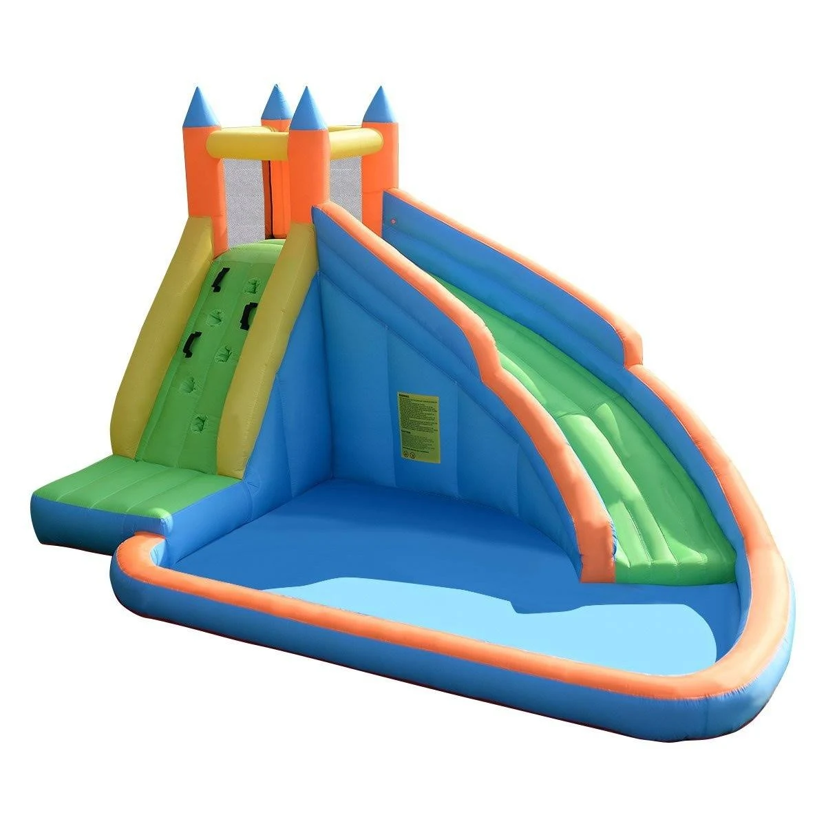Costzon Inflatable Bouncy Castle Moonwalk Slide Bounce House Activity Center