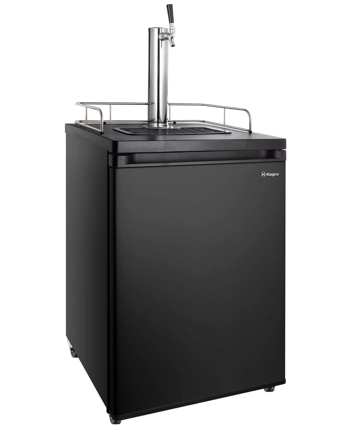 Kegco 24x22 Wide Homebrew Single Tap Black Kegerator Model: HBK209B-1NK
