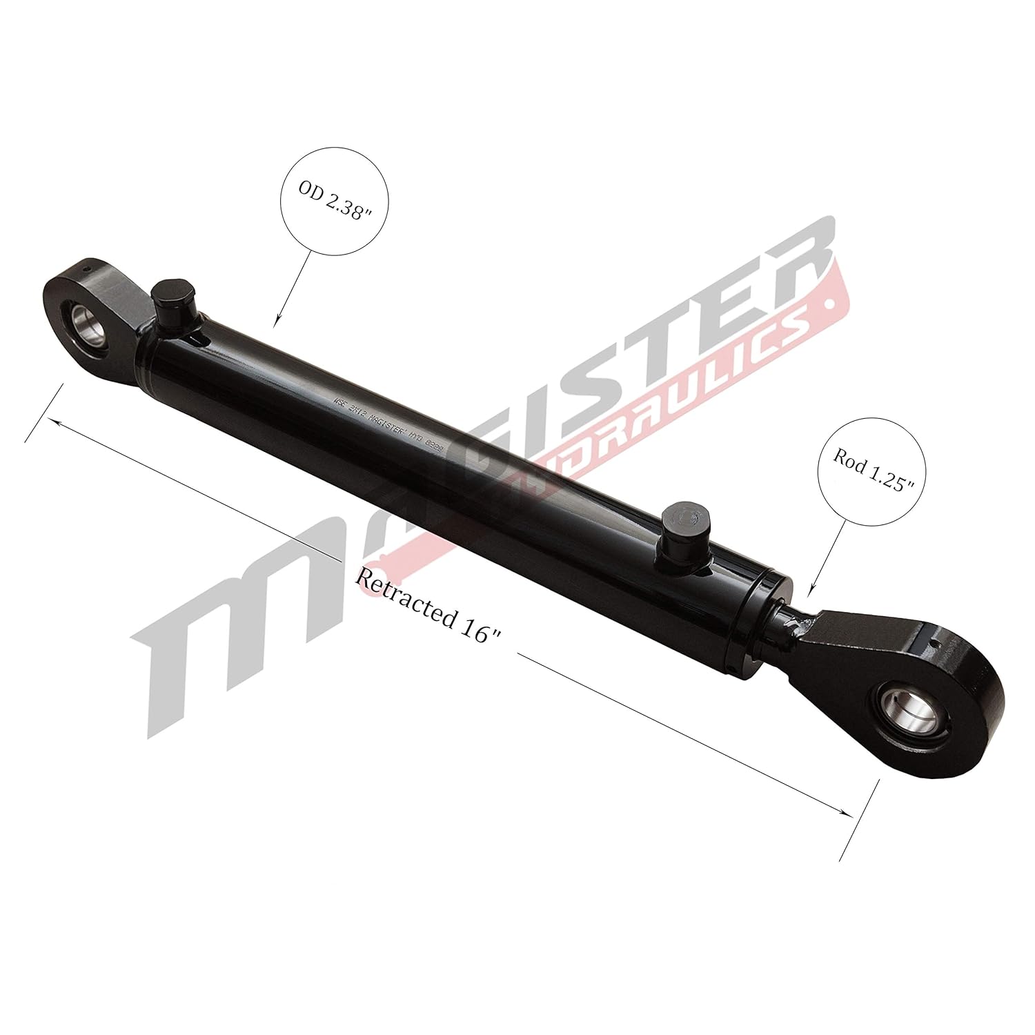 Magister Hydraulics Double Acting Hydraulic Cylinder - Universal Hydraulic Cylinder 2