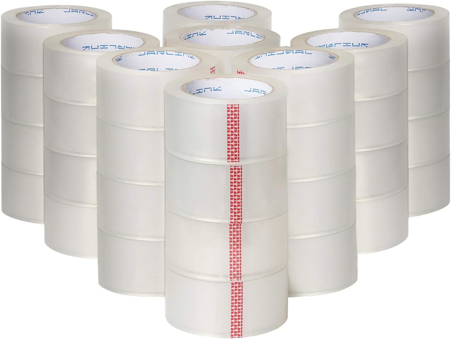 JARLINK Clear Packing Tape (36 Rolls), Heavy Duty Packaging Tape for Shipping Packaging Moving Sealing, 2.7mil Thick, 1.88 inches Wide, 60 Yards Per Roll, 2160 Total Yards Pack of 2