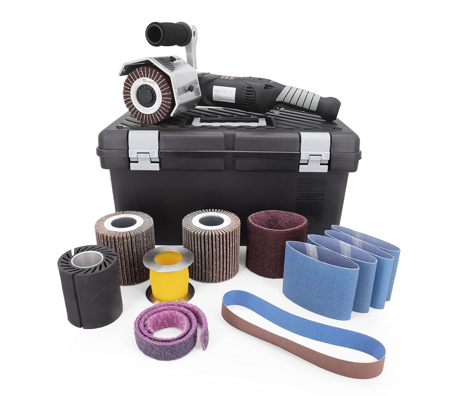 CS Unitec | PTX ECO Smart | Variable Speed Multi Purpose Buffer Polisher Machine | Grinder Tool for Metal Finishing