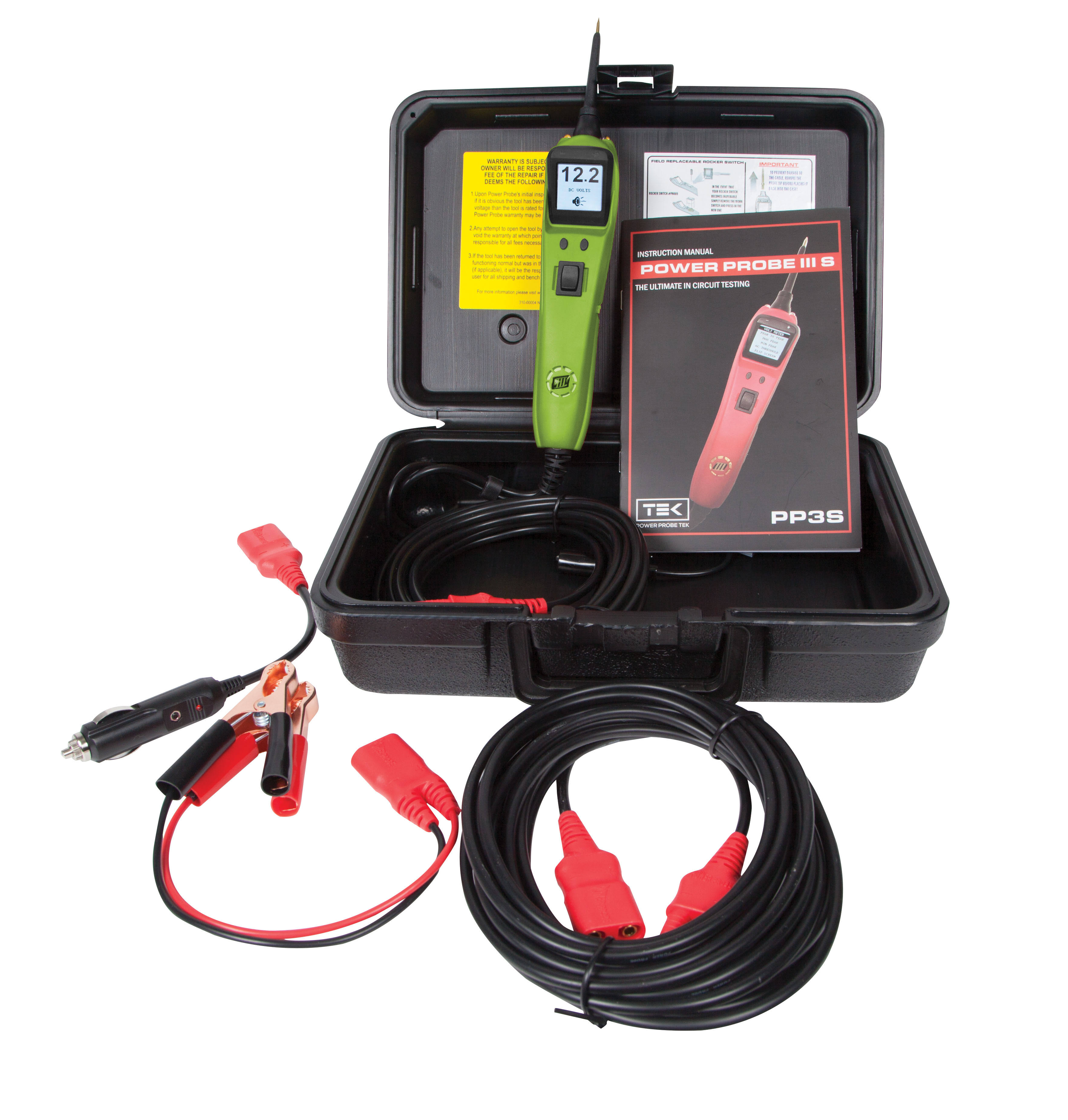 Power Probe PP3S10AS 3S w/ Case u0026 Accessories [Green]