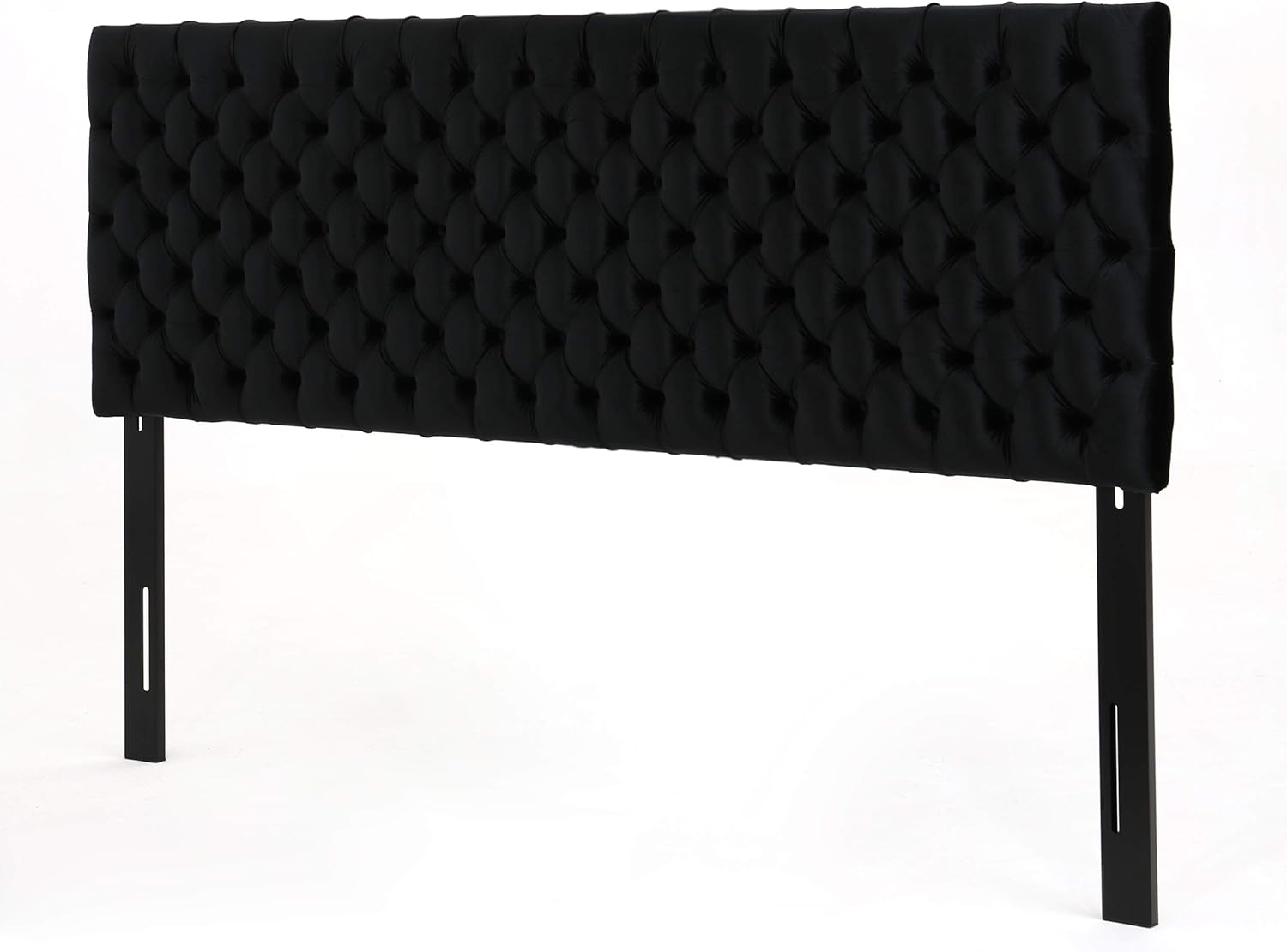 Christopher Knight Home Jezebel Tufted Velvet Headboard, King / Cal King, Black / Black,303884