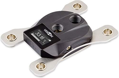 Aquacomputer Cuplex Kryos Next Vario with Vision CPU Waterblock AM4 / 3000, PVD/Nickel