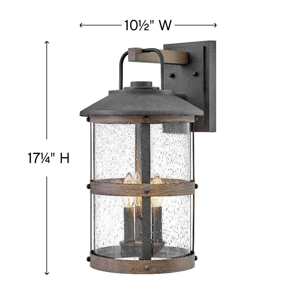 Hinkley Lakehouse Outdoor Black 3 Light 2685BK