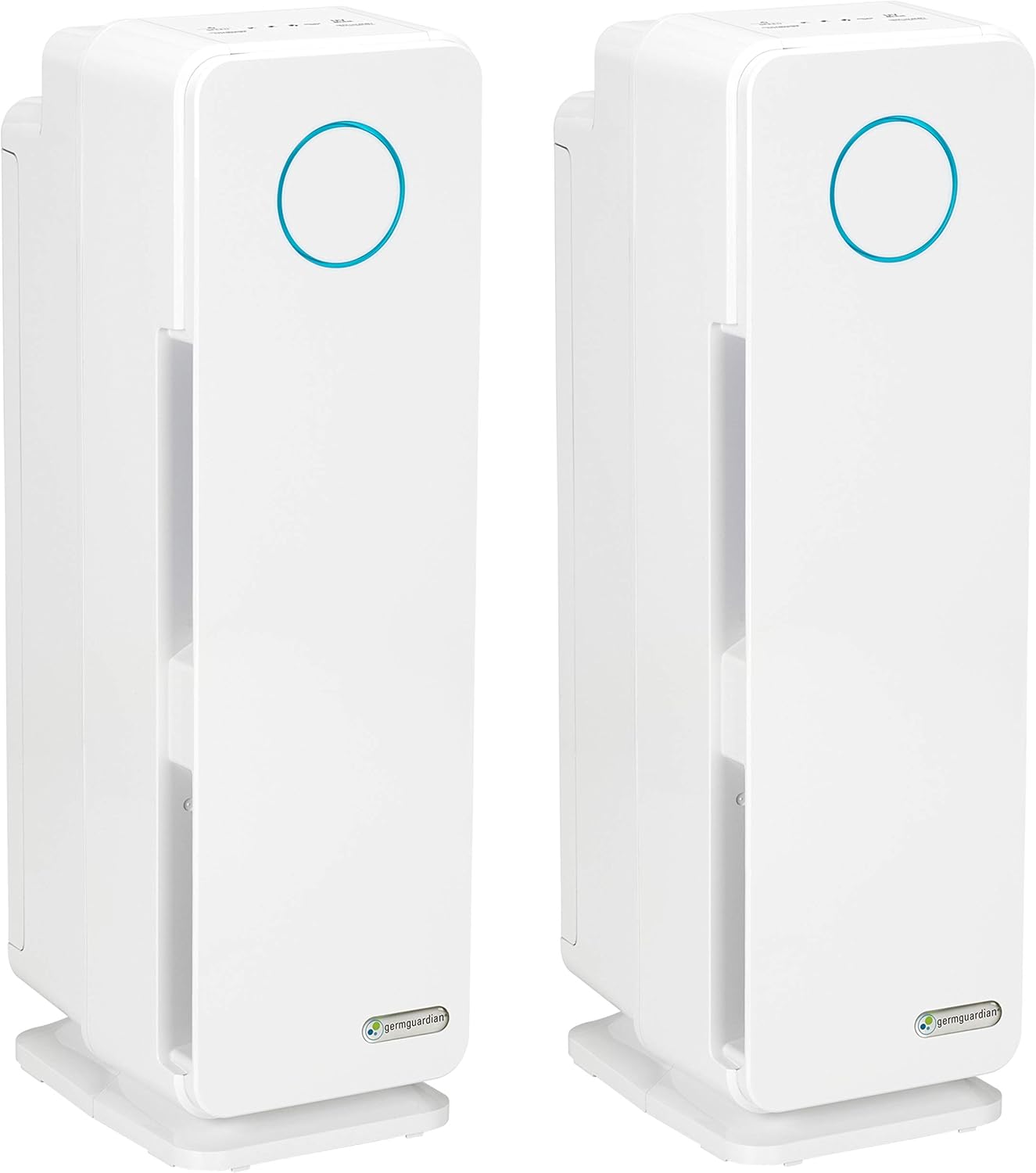 GermGuardian True HEPA Filter Air Purifier, UV Light Sanitizer, Eliminates Germs, Filters Allergies, Pets, Pollen, Smoke, Dust, Mold, Odors, Quiet 22 inch, 5-in-1 Air Purifier for Home, Black