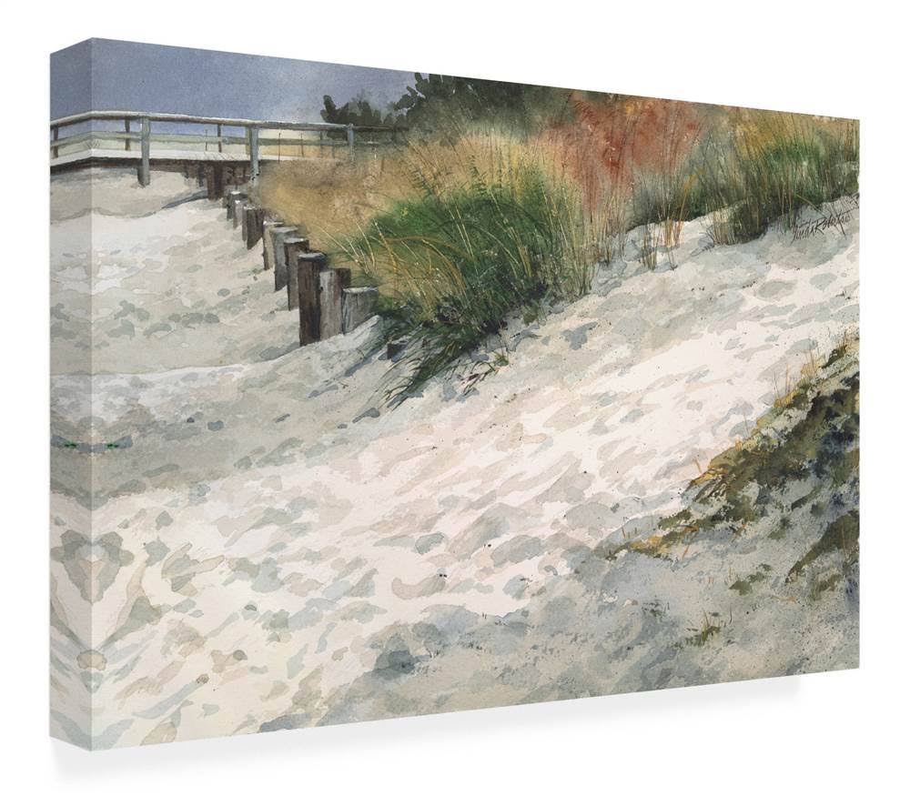 Trademark Fine Art Ic02335-C2232Gg Linda Roberts 'Retreat Beach' Canva