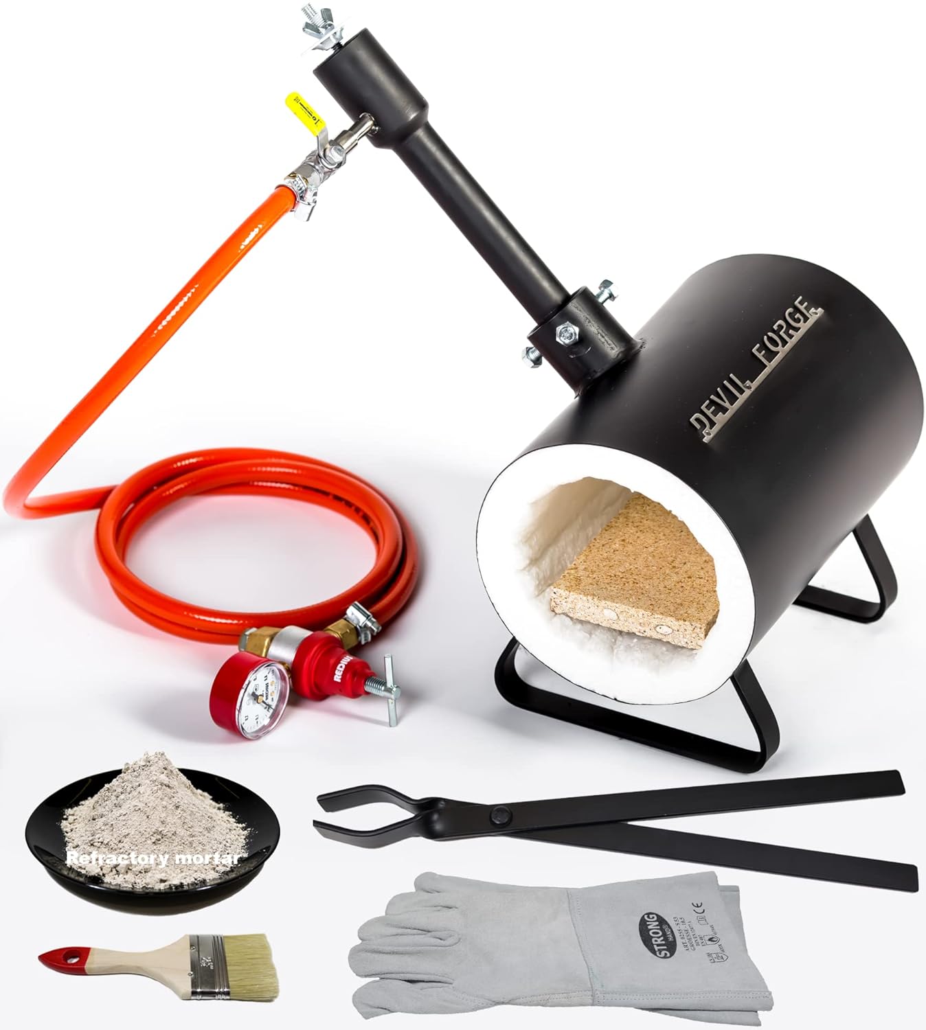 Gas Propane Forge - DFS | with 1 DFP (80,000 BTU) Burner | Knife Making Farrier Blacksmith