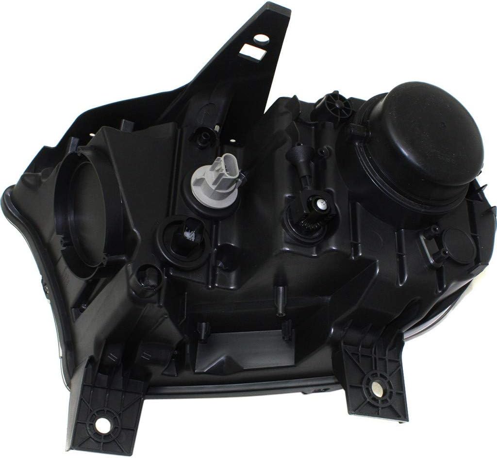 CarLights360: For 2014 2015 Dodge Durango Headlight Assembly Passenger Side w/Bulbs Black Housing DOT Certified For CH2503255