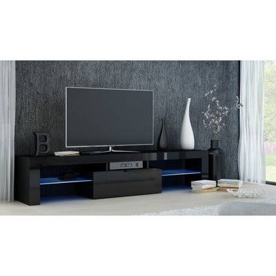 Alije TV Stand for TVs Up to 70x22 Orren Ellis Color: Black