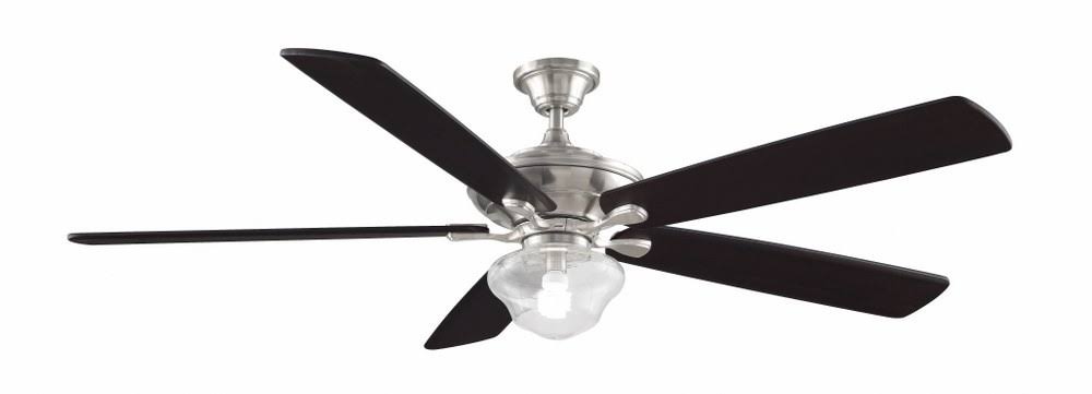 Fanimation Fans - FPC1MWB460CYNG5OP - myFanimation Distinc AC - 72 Ceiling Fan with Light Kit Cherry/Natural Inlay Buttonwood Ma
