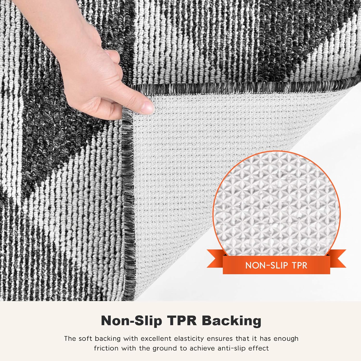 Indoor Outdoor Doormat,Heavy Duty Duarable Rubber Anti-Slip Door Mats,Low-Profile Front Back Floor Mats Rugs for Entryway,Home Entrance,Patio,High Traffic Area (Grey, 35