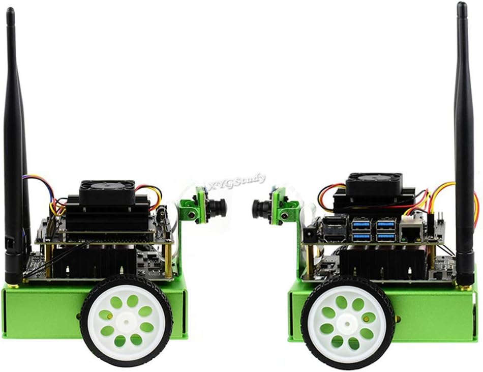 XYGStudy JetBot AI Kit Accessories, Add-ons for Jetson Nano to Build JetBot Smart Robot Dual Mode Wireless WiFi + Bluetooth 4.2 with Front Camera Eye and ROS Nodes Code