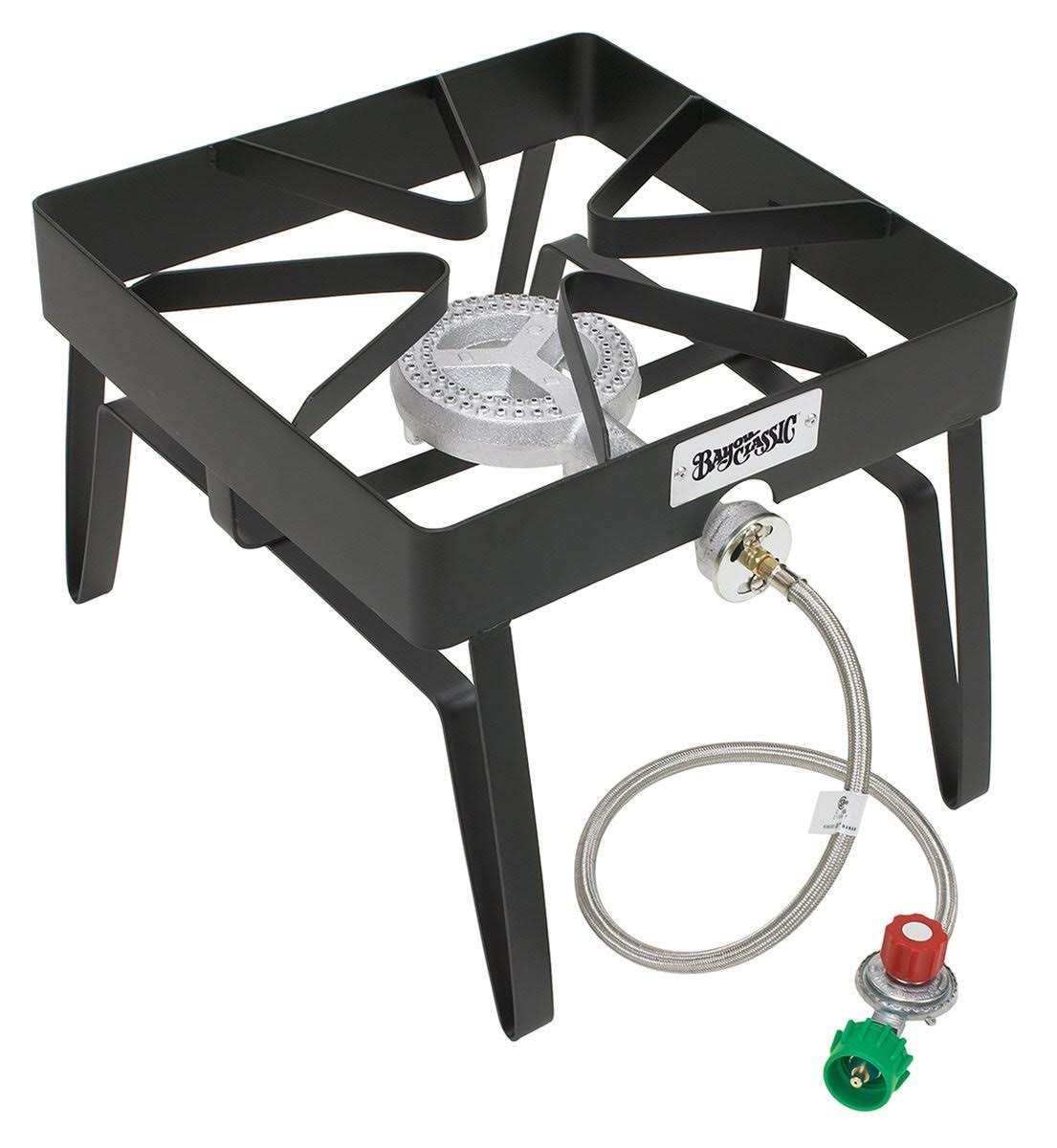 Bayou Classic SQ14 SQ14-16-in Outdoor Patio Stove, 13x22 H x 16x22 W x 16x22 L, Black