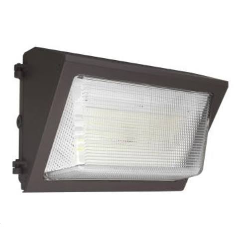 Maxlite 104476 Wallmax Open Face Wall Pack - 120W 120-277V 5000K Bronze 120-277V Photocell (WP-OP120U-50BPC)
