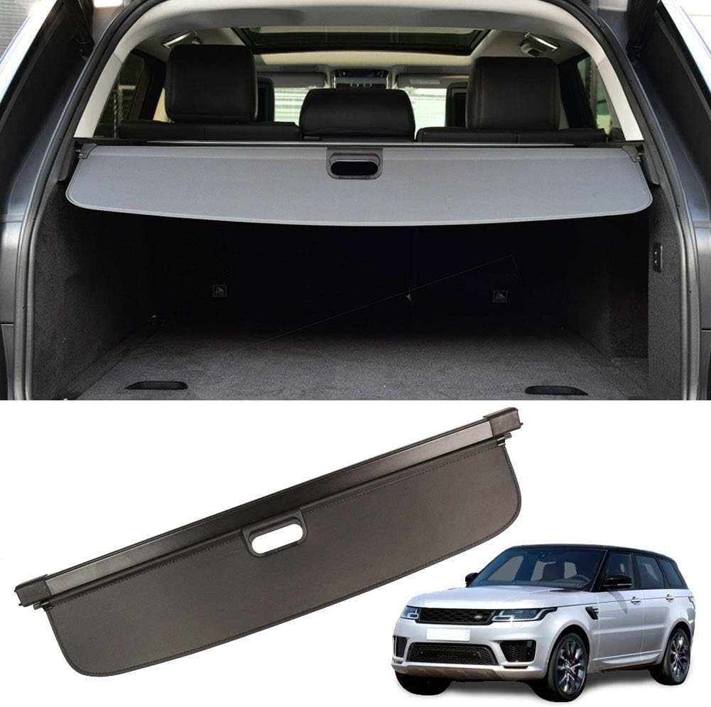 Marretoo for Land Rover Range Rover Sport Cargo Cover （Not for Range Rover Sport SVR） Black Retractable Trunk Cover 2014-2018 2019