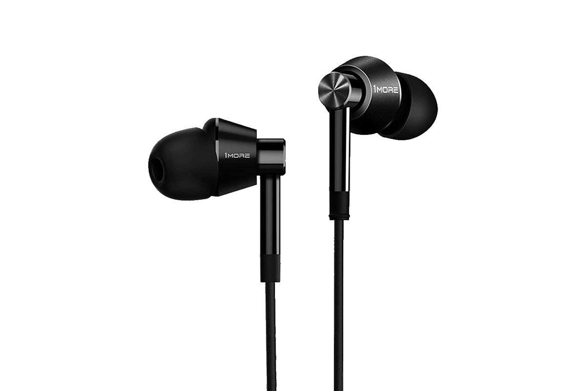 1MORE Black Dual Driver E1017 in Ear Hi Res Headset/Headphones