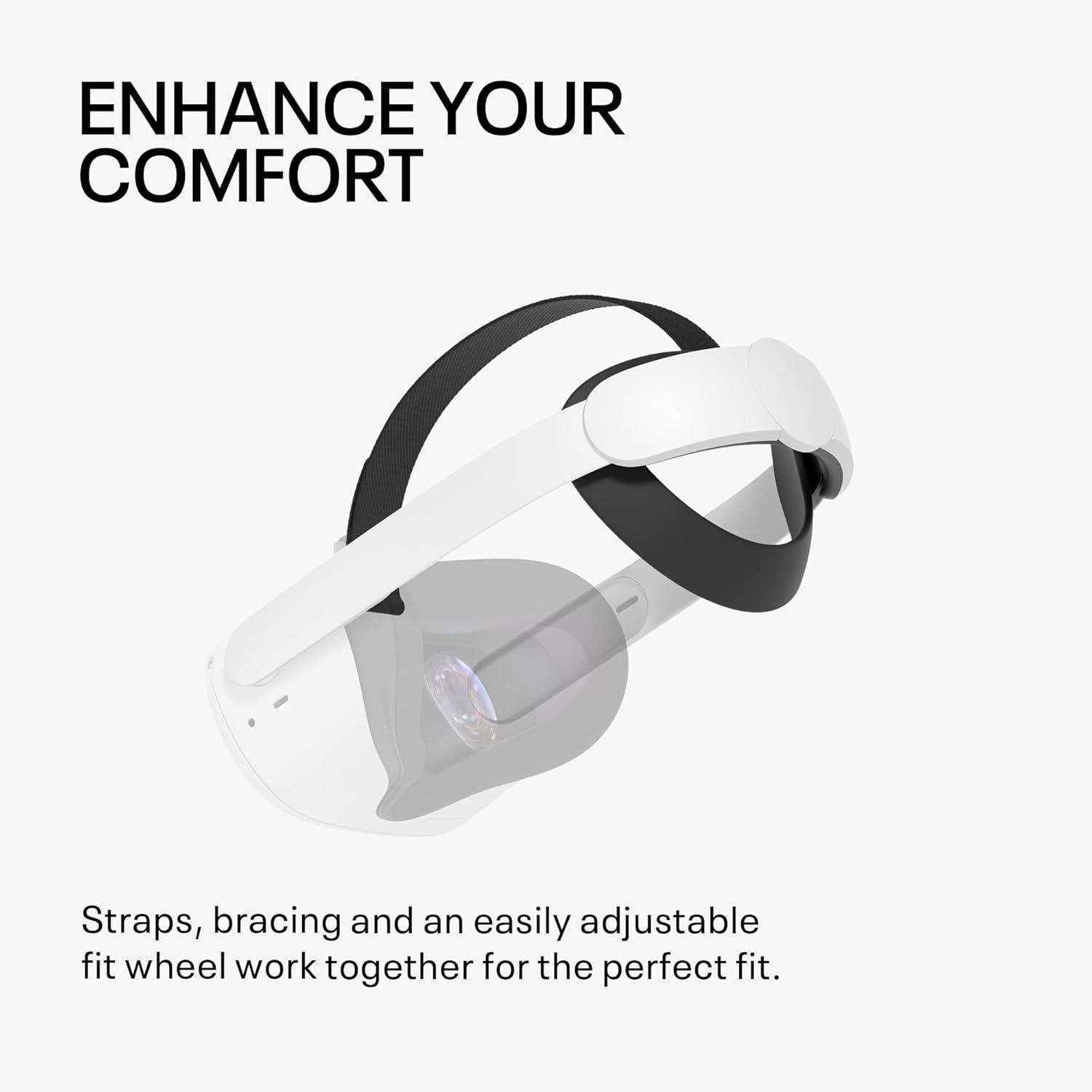Oculus Quest 2 Elite Strap for Enhanced Support and Comfort in VR Pack of 2