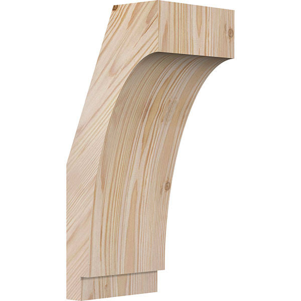 Ekena Millwork 5 1/2x22W x 6x22D x 14x22H Imperial Smooth Brace, Douglas Fir