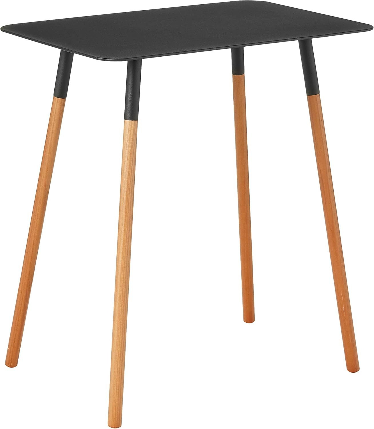 YAMAZAKI home Plain Rectangular Side Table Black, Pack of 2